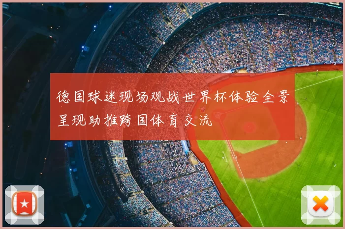 德国球迷现场观战世界杯体验全景呈现助推跨国体育交流