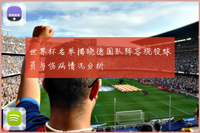 世界杯名单揭晓德国队阵容现役球员与伤病情况分析